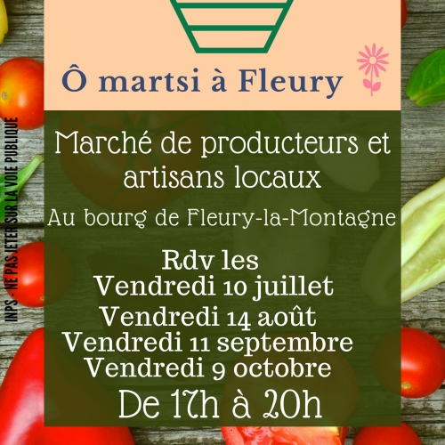 Marché des producteurs et artisans locaux